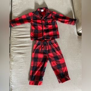 Gap toddler button down pj set 18-24 months